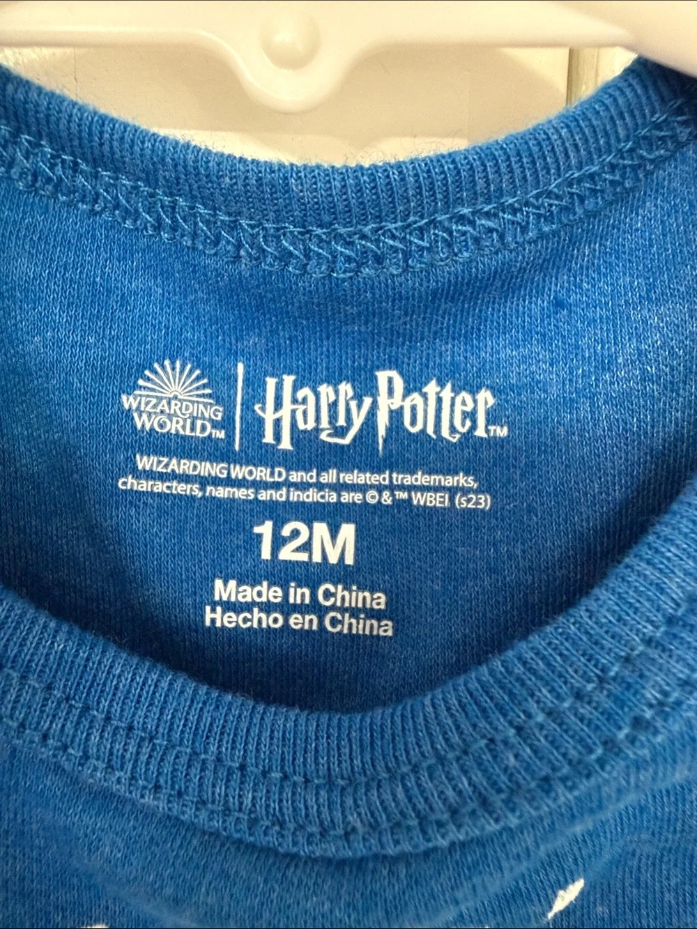 Warner Bros. Ravenclaw Blue Baby One-Piece